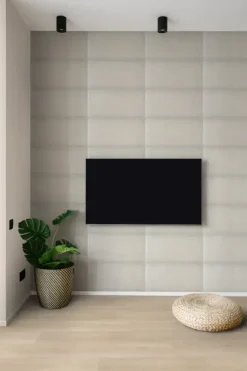 Wandkussen linnen taupe 60x30 cm