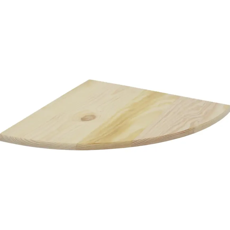 Wandplank hoek XS2 massief vuren 30x30 cm 18 mm