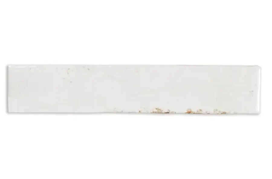 Geen Wandtegel Fermo glanzend wit 5 x 25 cm keramiek wit 0,763 m²