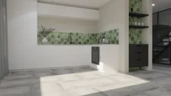 Geen Wandtegel Fermo groen 12,5 cm x 12,5 cm keramiek 0,587 m²
