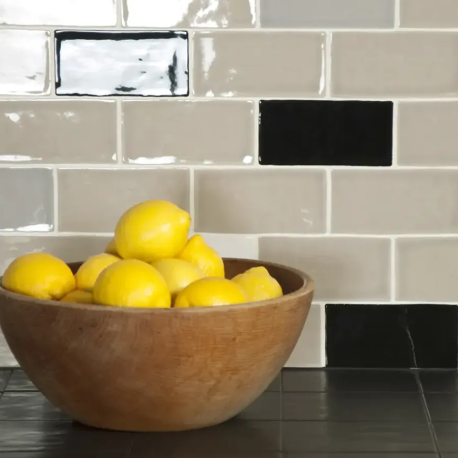 Geen Wandtegel Isar soft grey 7,5x15 cm 0,5m²