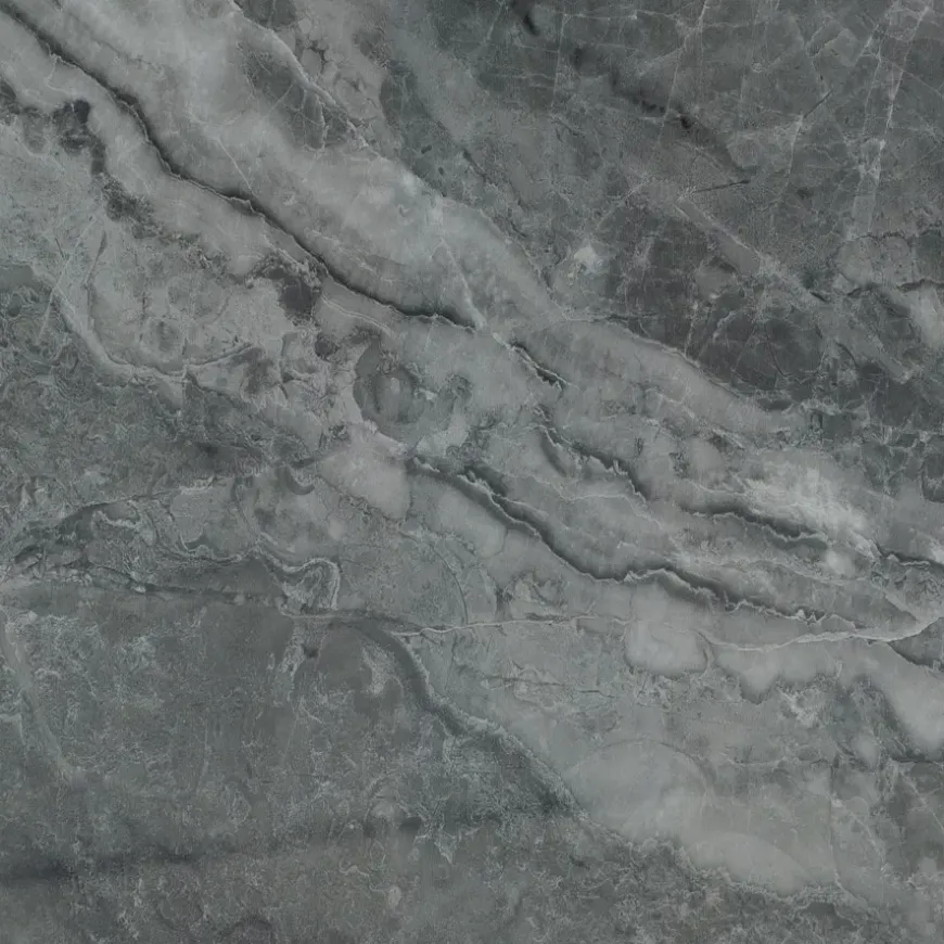 Wandtegel kunststof Allora 30,5x61 cm grijs marmer glans, dikte 5mm 1,116 m²