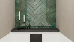 Geen Wandtegel Lush groen 6,9 cm x 24 cm keramiek 0,53 m²