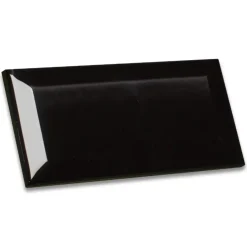 Geen Wandtegel Metro zwart 7,5x15 cm 0,5 m²