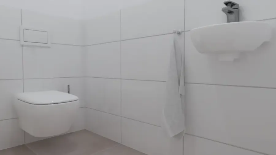 Geen Wandtegel wit 60 x 30 cm keramiek 1,8 m²
