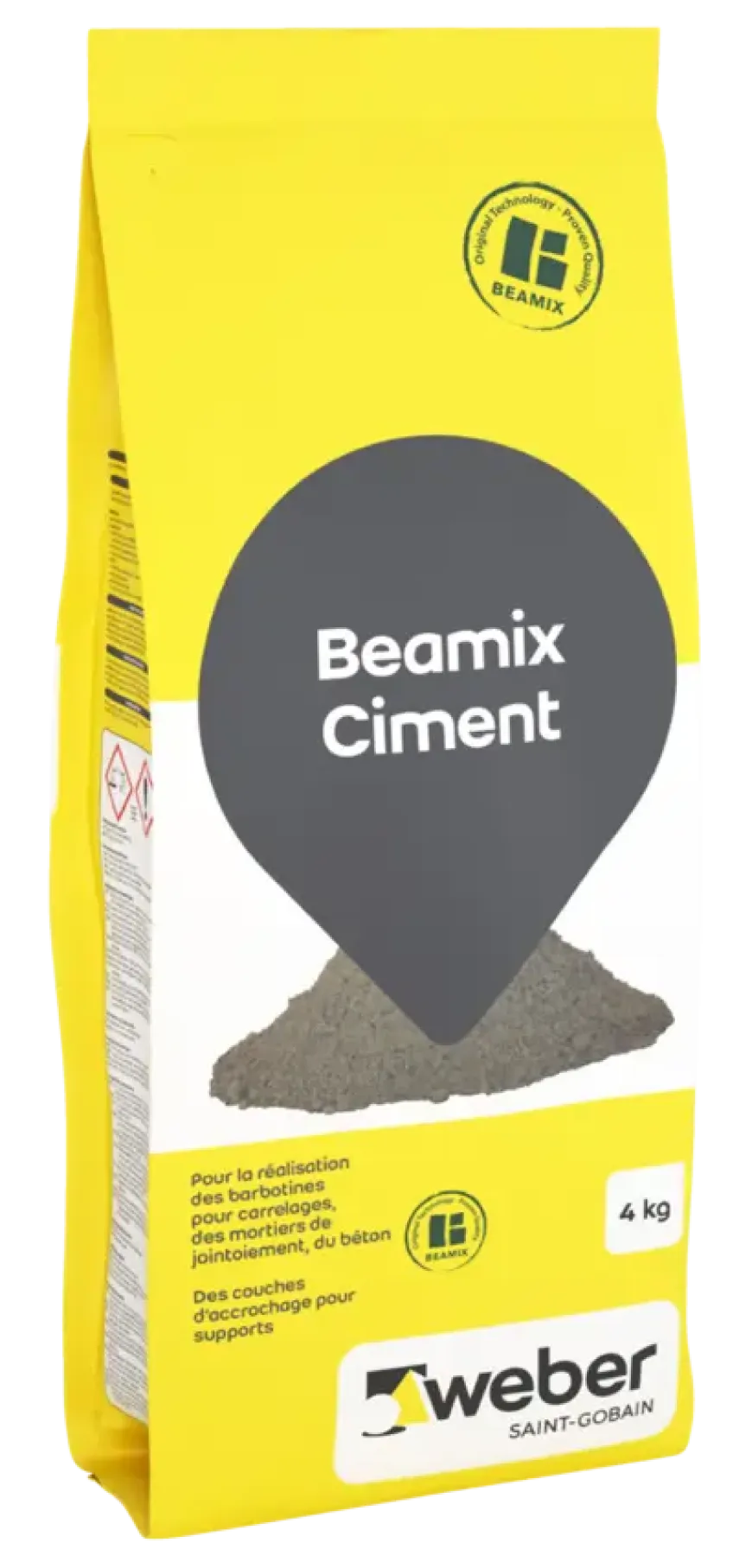 Weber Beamix cement 800 grijs 4 kg