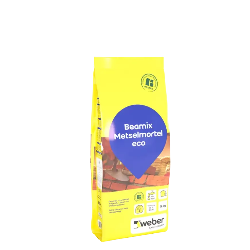 Weber Beamix metselmortel eco grijs 5 kg