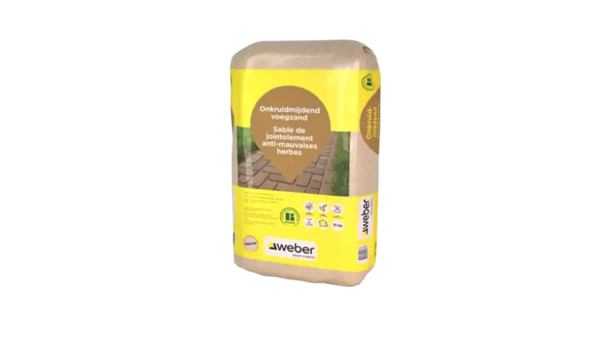 Weber Beamix onkruidmijdend voegzand naturel 15 kg