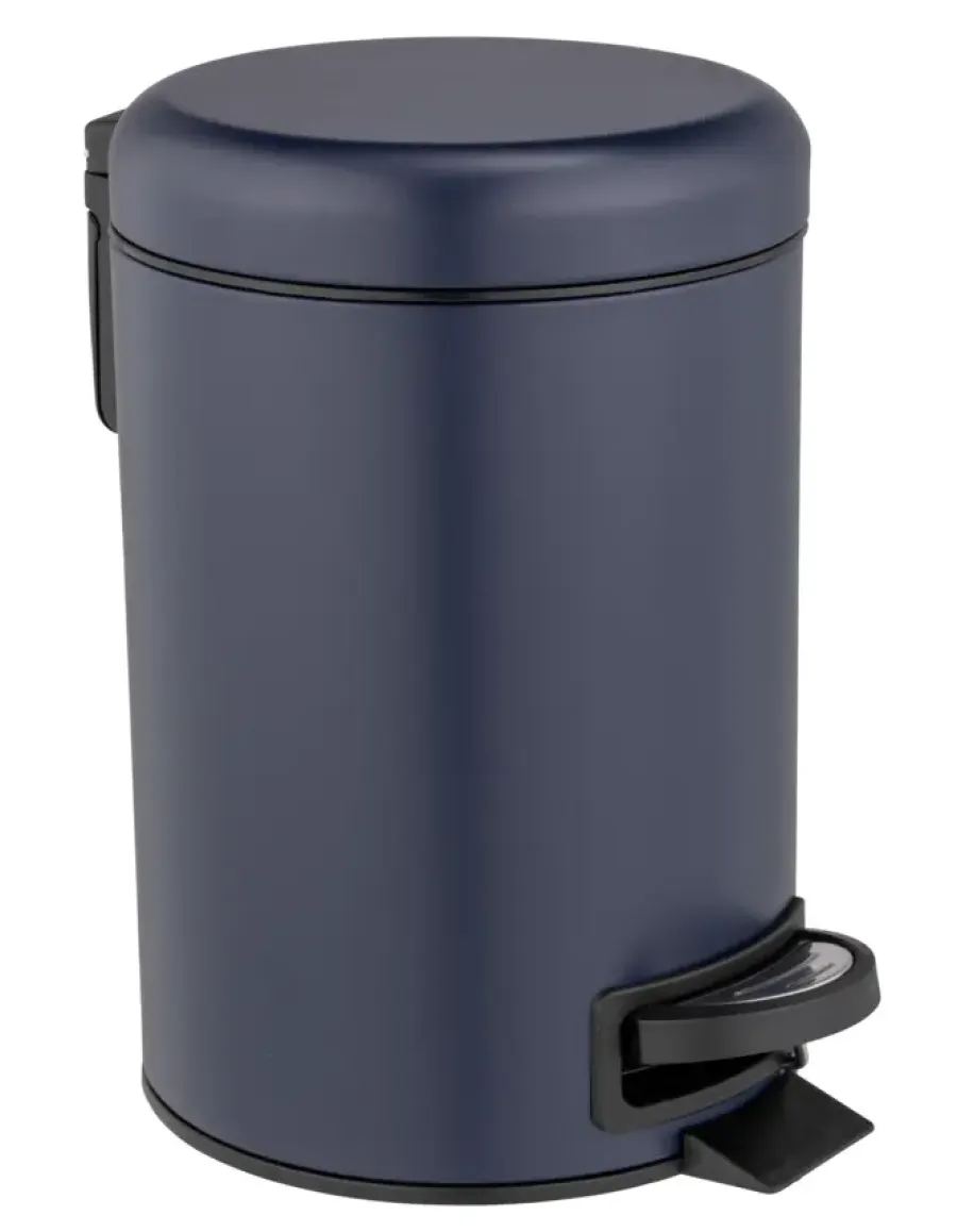 Wenko afvalemmer Leman donkerblauw