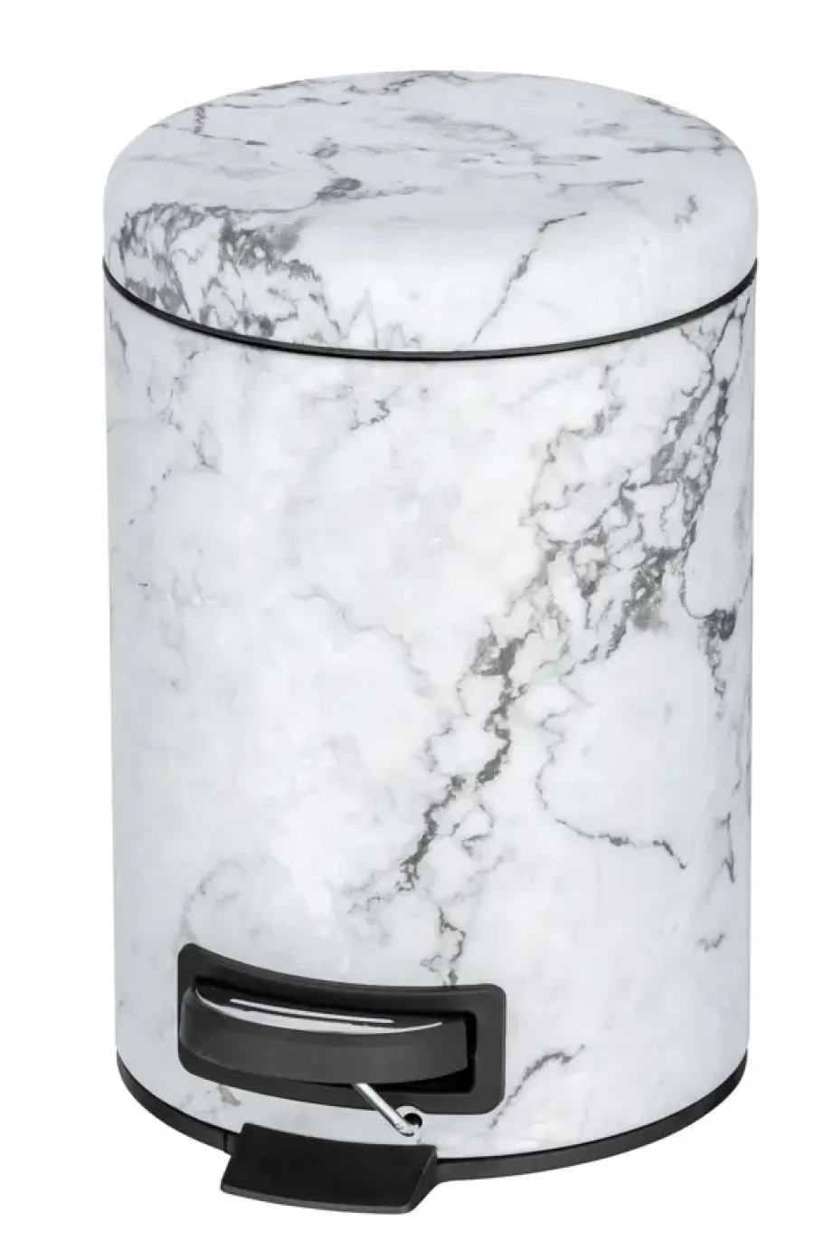 Wenko afvalemmer Onyx mat