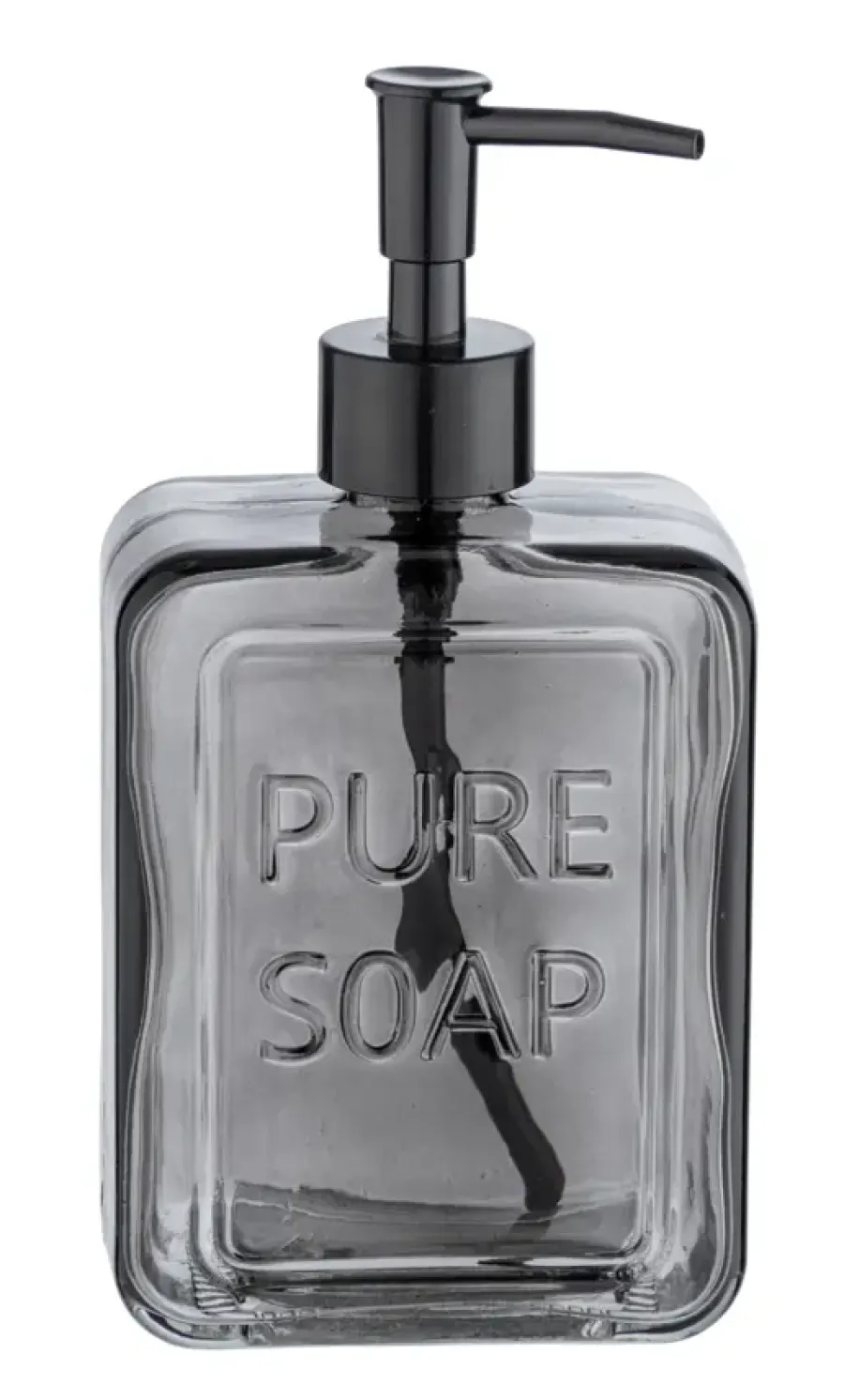 Geen Wenko Pure Soap zeepdispenser glas grijs