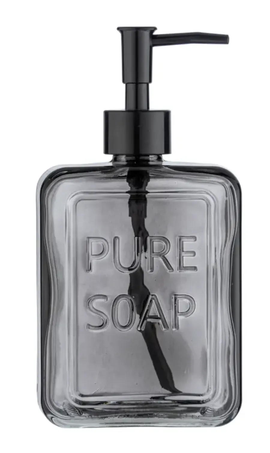 Geen Wenko Pure Soap zeepdispenser glas grijs