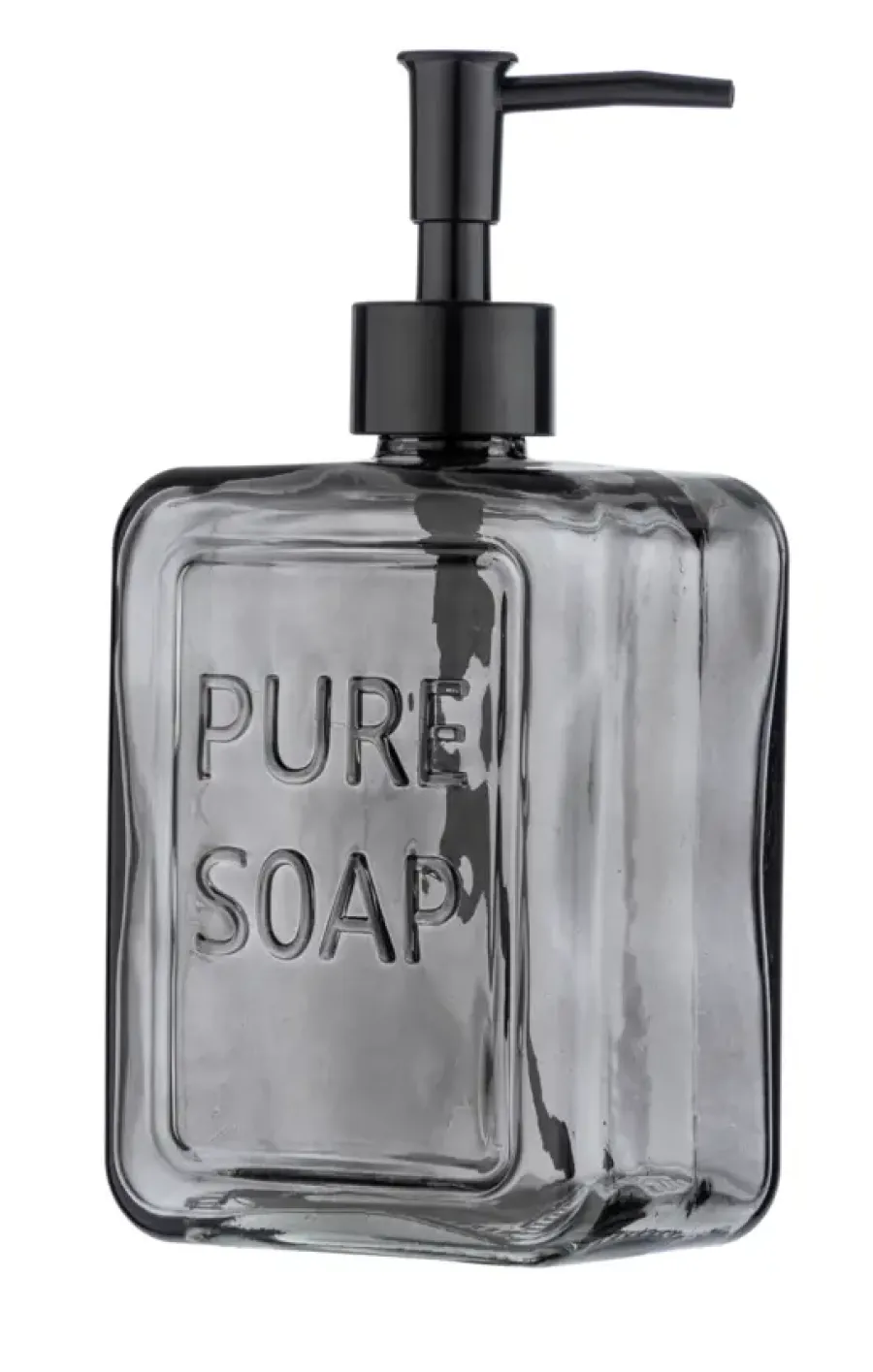 Geen Wenko Pure Soap zeepdispenser glas grijs
