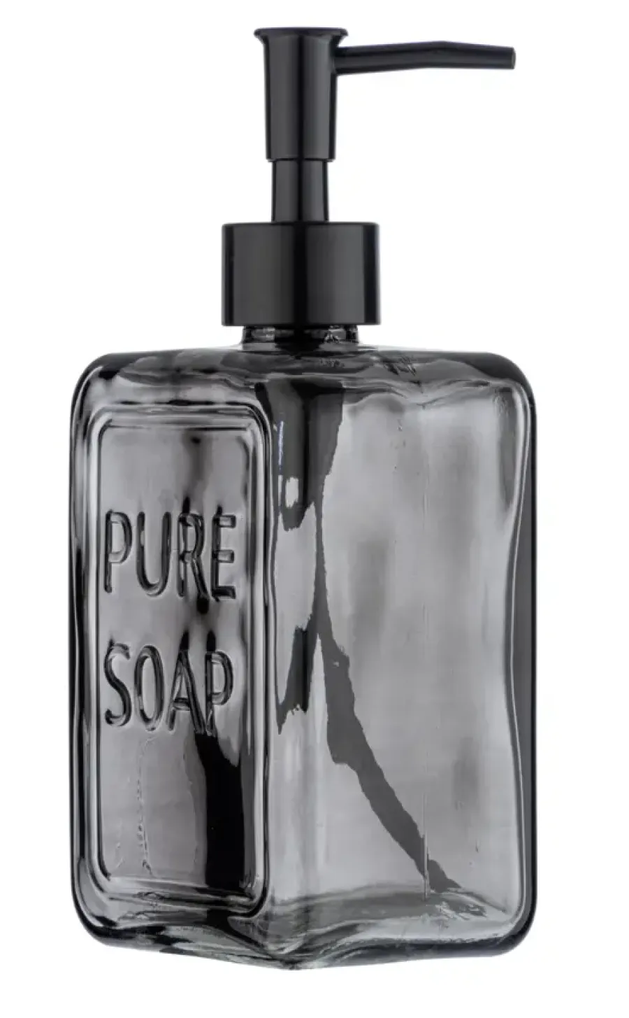 Geen Wenko Pure Soap zeepdispenser glas grijs