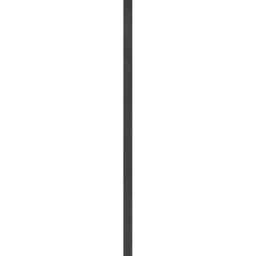 Werkblad ASQ28 260x80cm Rio Zwart
