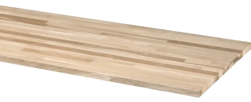 Werkblad massief eiken 250x61 cm 26 mm