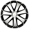 Wieldoppenset 14" Gorecki Mega zilver / zwart
