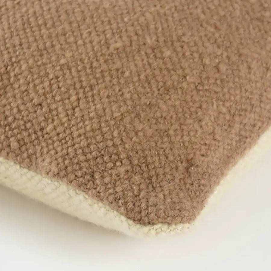 Geen Woven kussen beige - l55xb35xh10cm