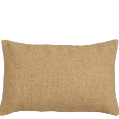 Geen Woven kussen l.bruin - l55xb35xh10cm