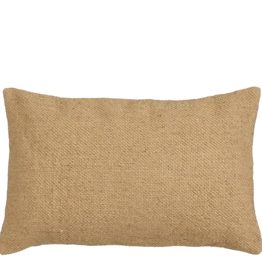 Geen Woven kussen l.bruin - l55xb35xh10cm
