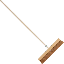 Talen Tools Zaalveger bezem kokos 60 cm met steel 160 cm